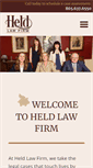 Mobile Screenshot of heldlawfirm.com